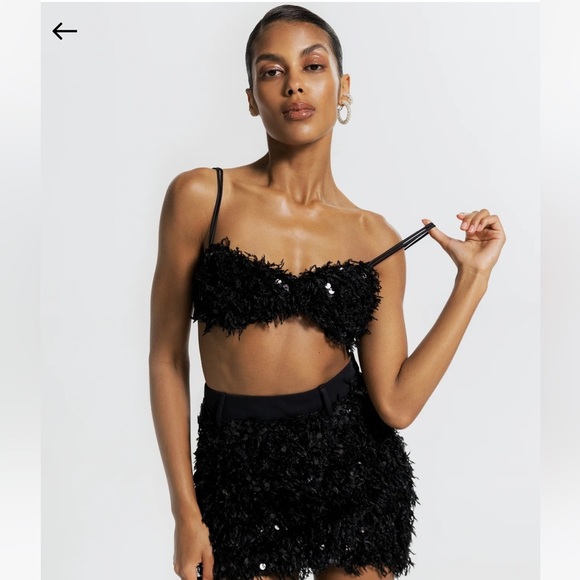 CULTNAKED Power Cover Up bra in Onyx Bloom - Picture 2 of 8